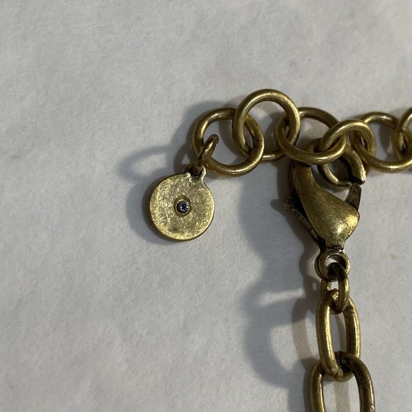 Stella & Dot Elodie Necklace Multicolor Coral Orange Blue Green Boho Festival - Picture 6 of 8